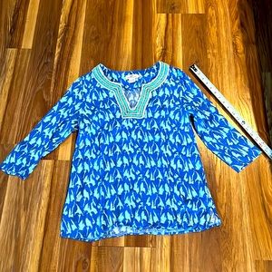 Vineyard Vines Linen Cotton Tunic sz M